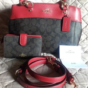 Coach New York Set bag and wallet